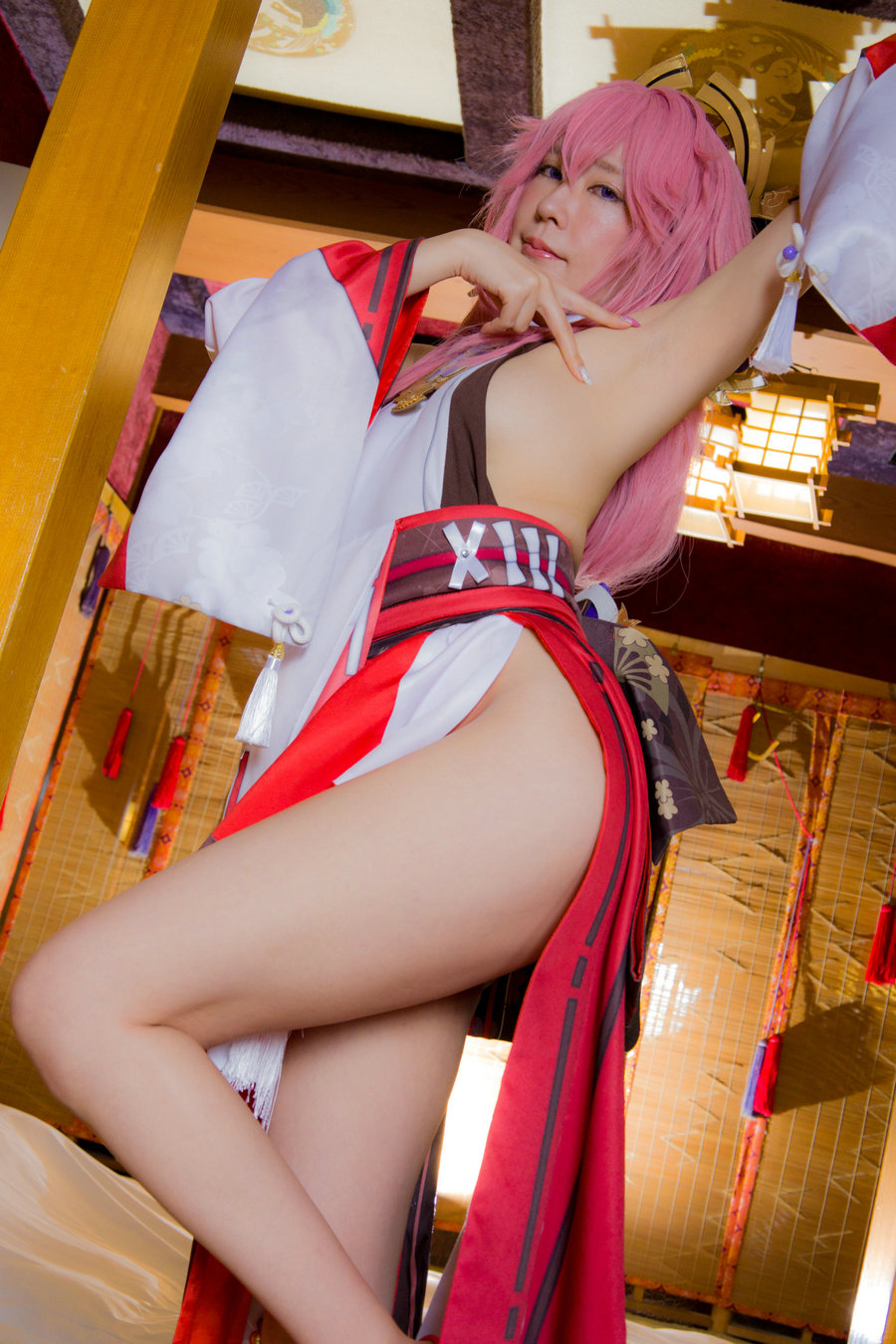 (Cosplay)[HERESY] Ringo Mitsuki 林檎蜜紀 – 原神・淫ぱくと・三八重神子 [138P1V2.3…-优选资源网