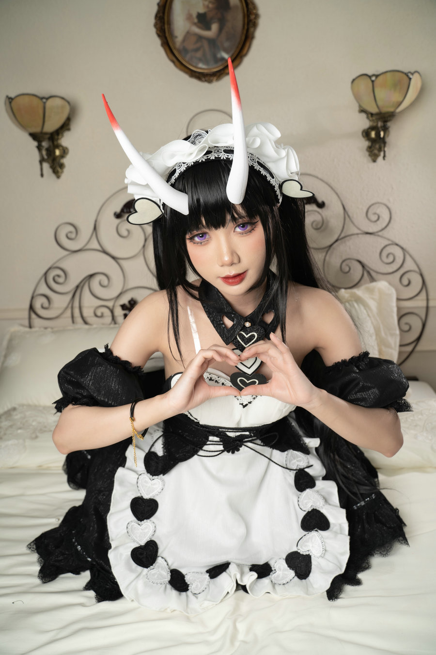 PoppaChan – cosplay NOshiro Maid Azur Lane [127P11V-803MB]-优选资源网