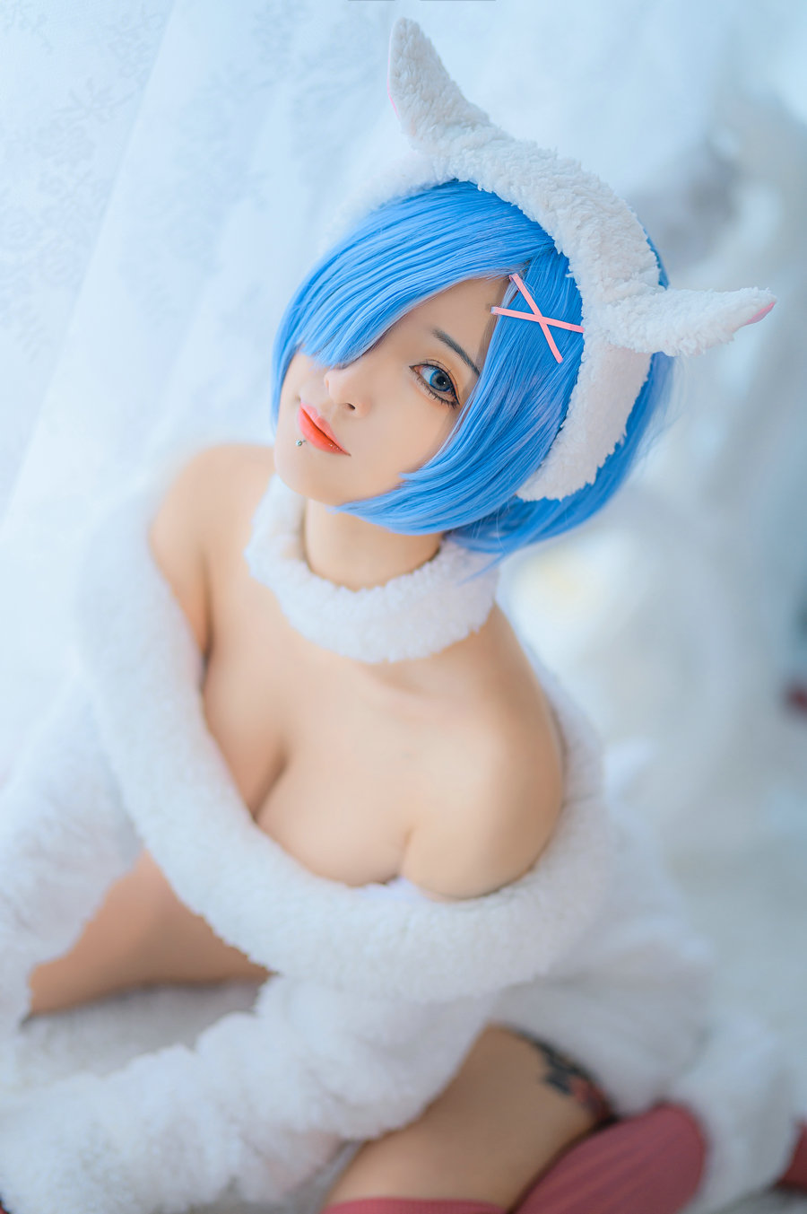 妹抖青写真 – 蕾姆绵羊 [10P-84MB]-优选资源网