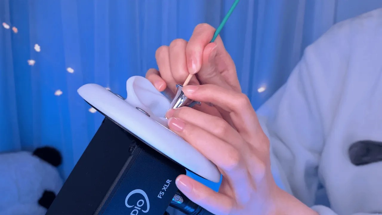 [koPanda] 使用耳镜进行的真实深入的耳垢清洁 | 綿棒掏耳-koPanda ASMR-优选资源网