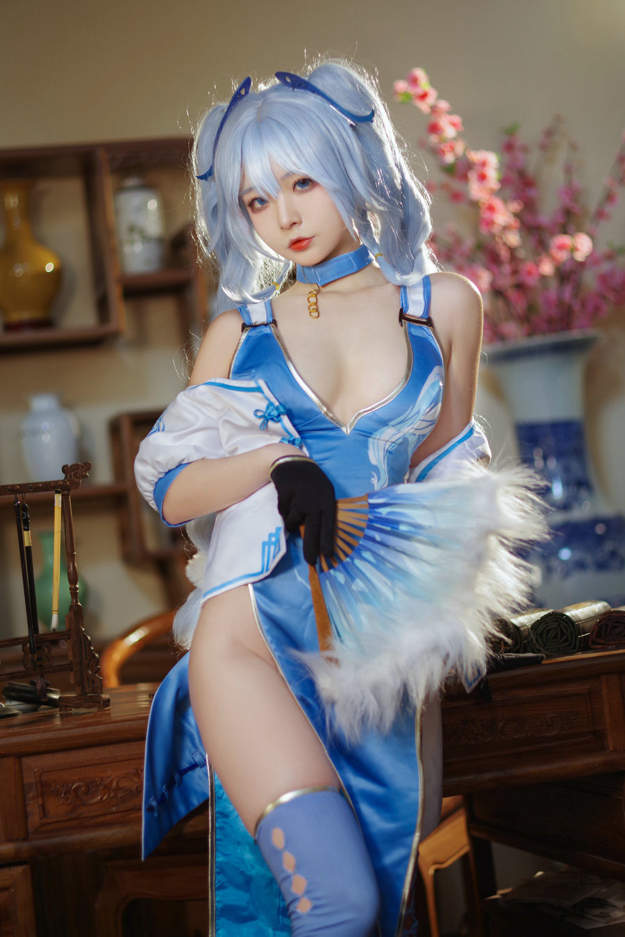 Kokuhui Vol.09 PA-15 Larkspurs Allure 翠雀媚 [31P-380MB]-优选资源网