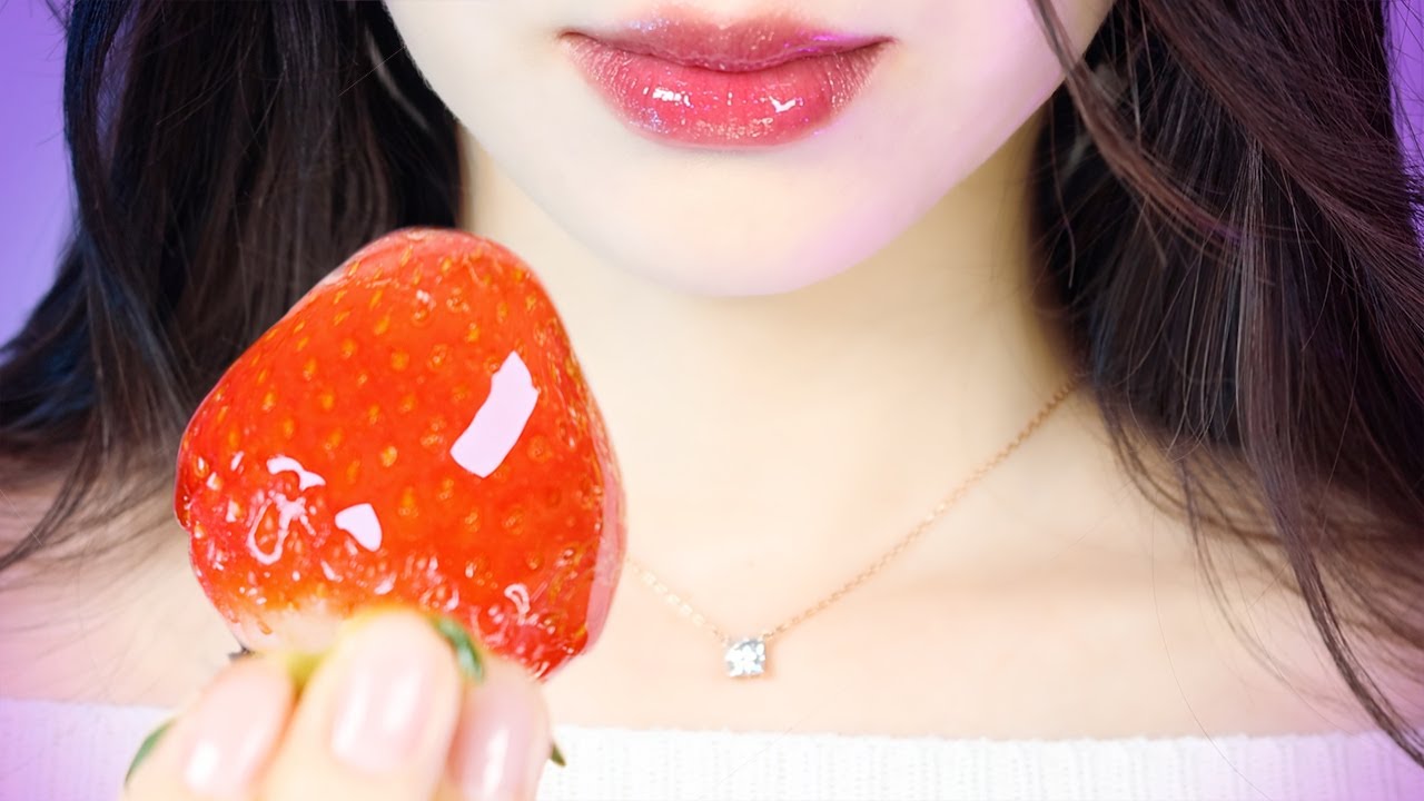 [Workt]超近距离特写吃草莓|糖葫芦|口腔音-Workt ASMR-优选资源网