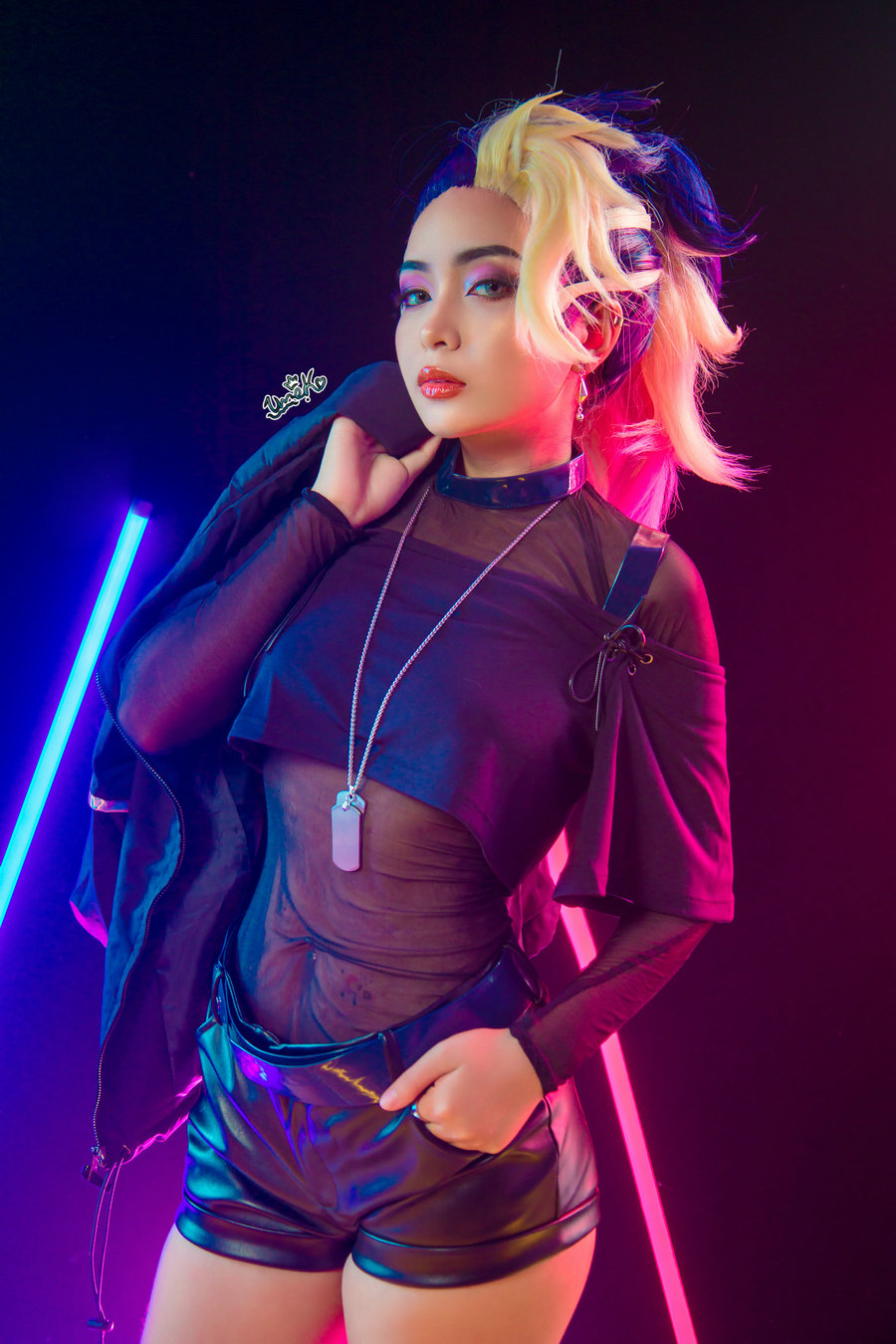 Umeko J – Akali [14P-23MB]-优选资源网