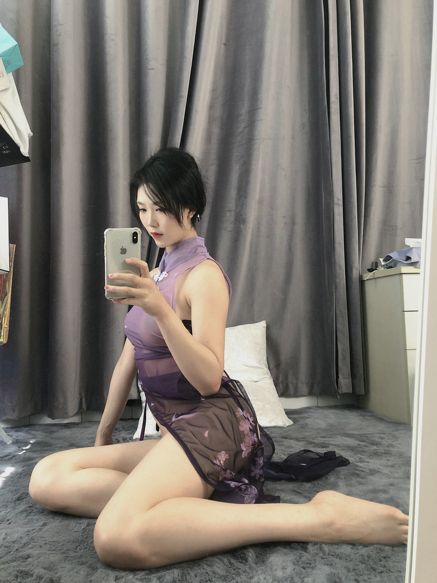 抖娘-利世图集 – 紫旗袍 [34P1V-197MB]-优选资源网